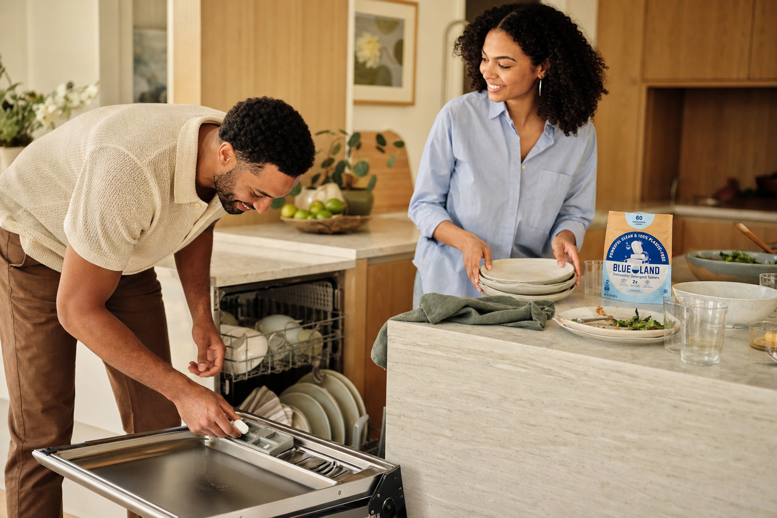 family kitchen lifestyle